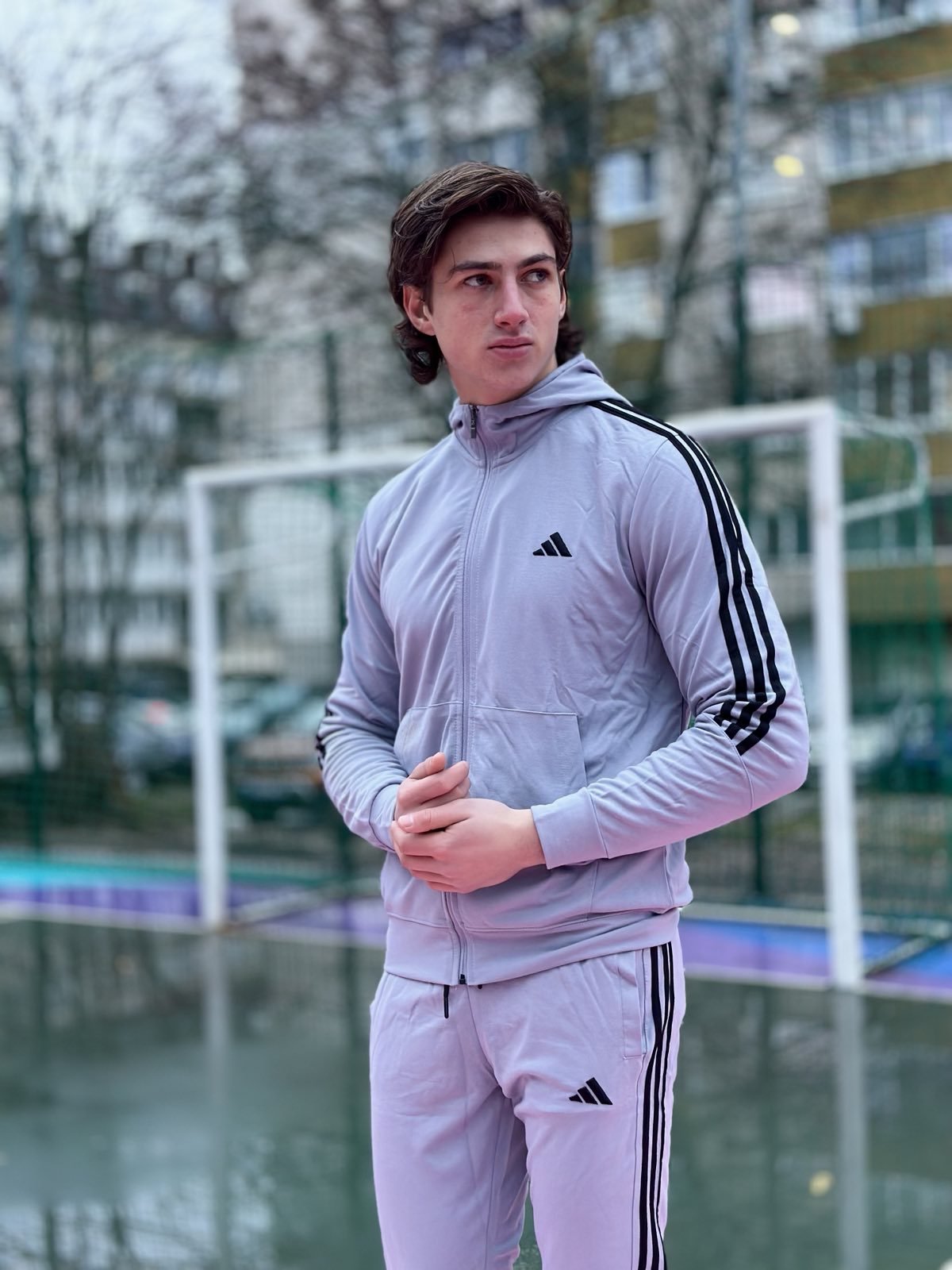 Adidas Classics Tracksuit - Light GreySporting GoodsTrendyWearTrendyWearAdidas Classics Tracksuit - Light Grey